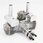 Rcgf Stinger 40cc Twin Cylinder Petrol/gasoline Engine Dual Cylinder With Muffler/igniton/spark Plug for Rc Model Airplane